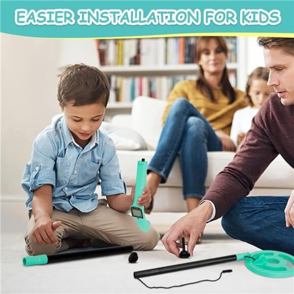 Metal Detector, Adjustable Metal Detector for Kids with Intuitive LCD - Picture 6 of 7